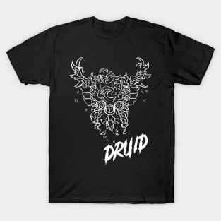 Druid Crest (White) T-Shirt